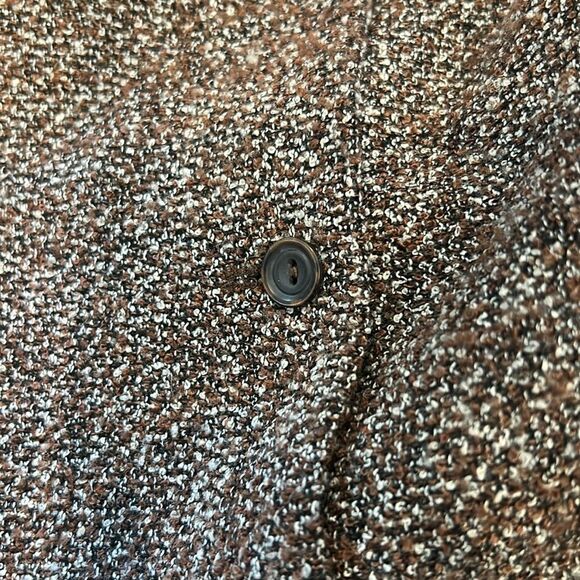 Vintage Gianni Brown Tweed Women's Jacket with belt 14 - Picture 10 of 10
